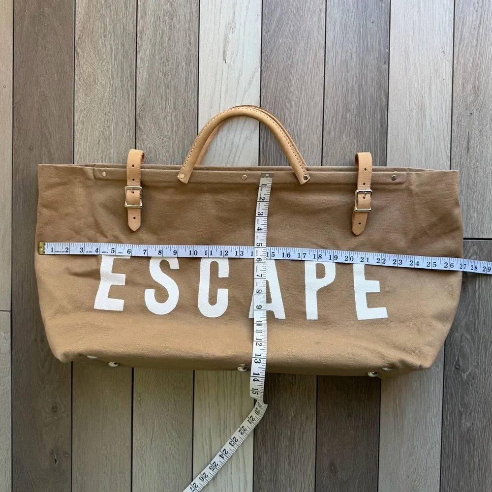 Forestbound ESCAPE Canvas Utility Bag In Khaki